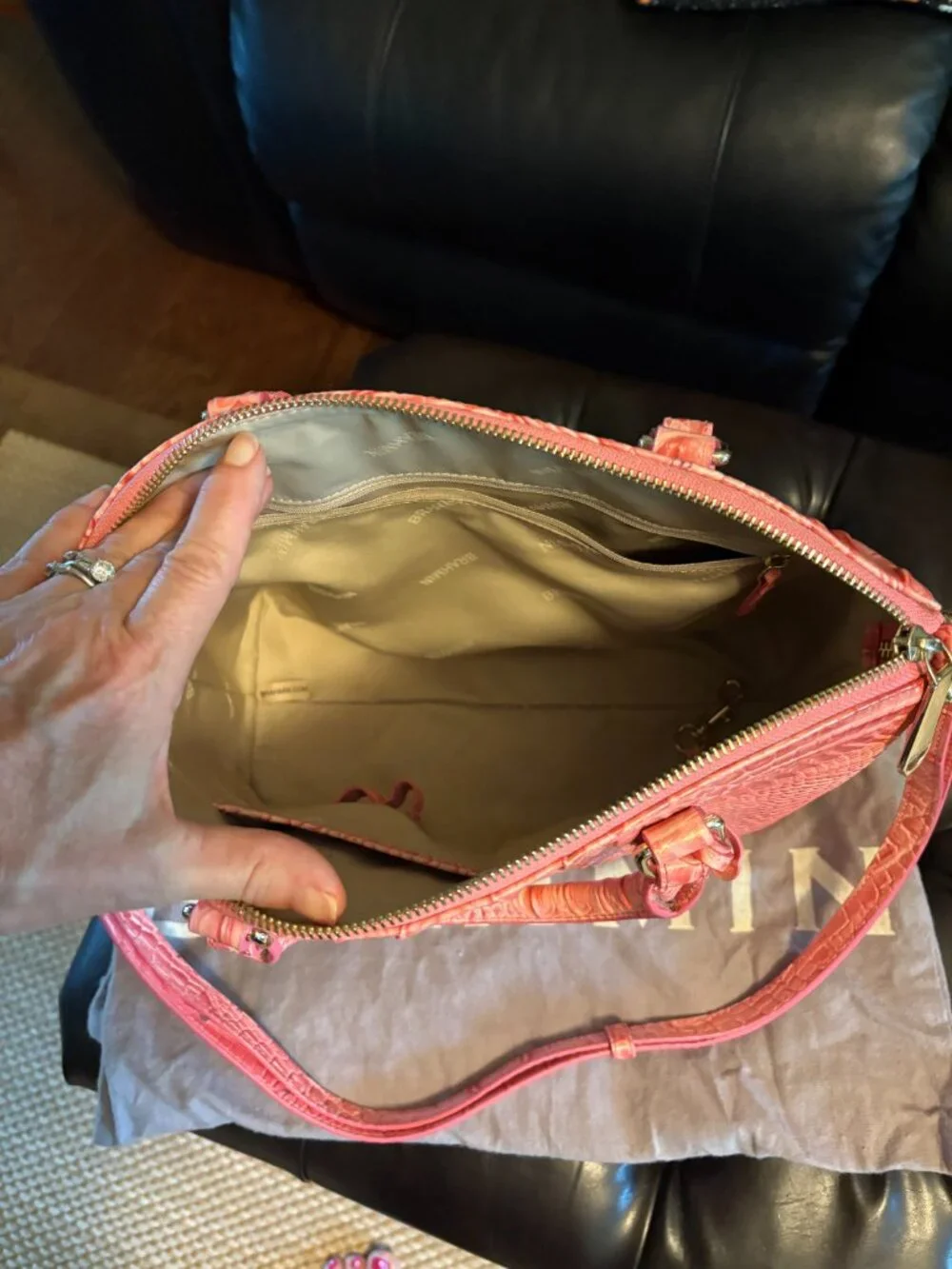 Coral / Pink Brahmin Large Duxbury